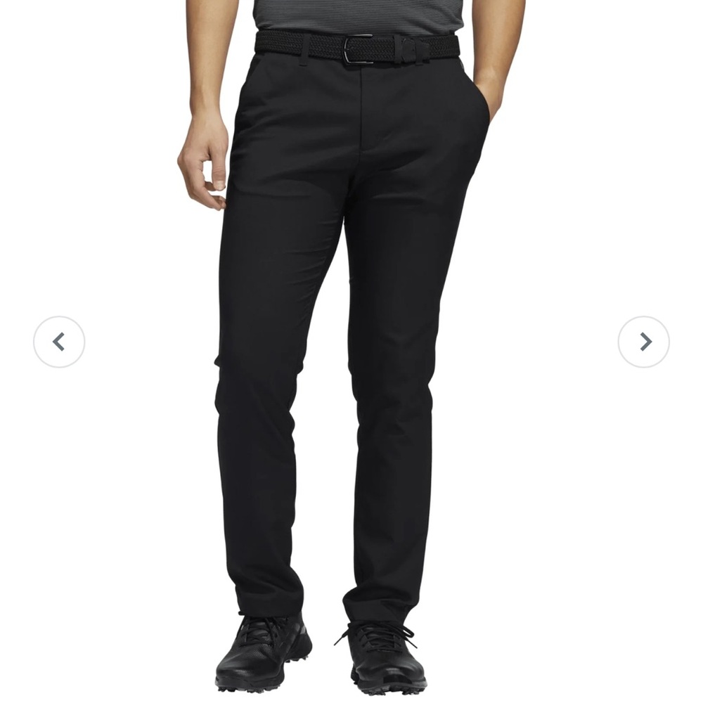 Adidas warm golf Men's Pant size 38X32 black with pockets stretch
